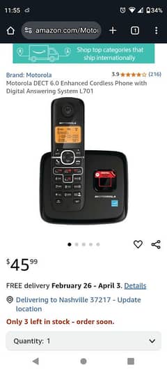 MOTOROLA  ( Cordless Phone )