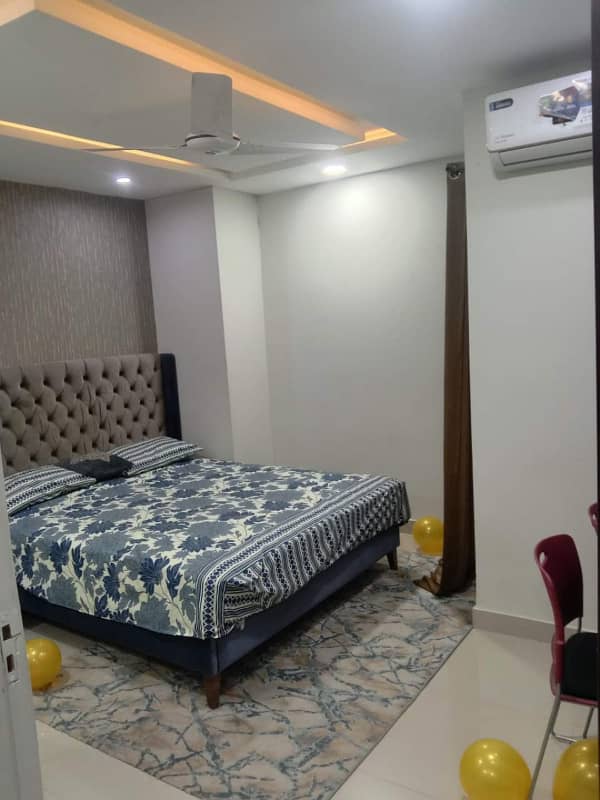 Two bed furnished flat available for rent location near Kashmir high way and metro station 4