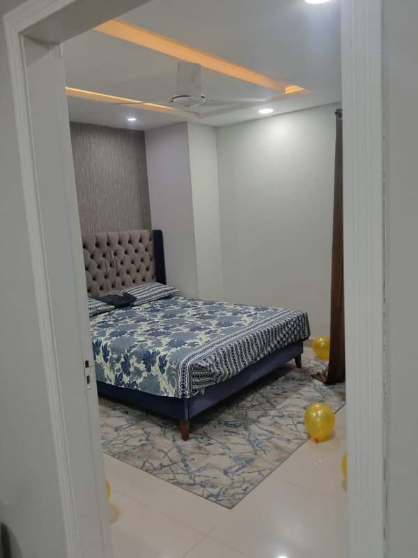 Two bed furnished flat available for rent location near Kashmir high way and metro station 6