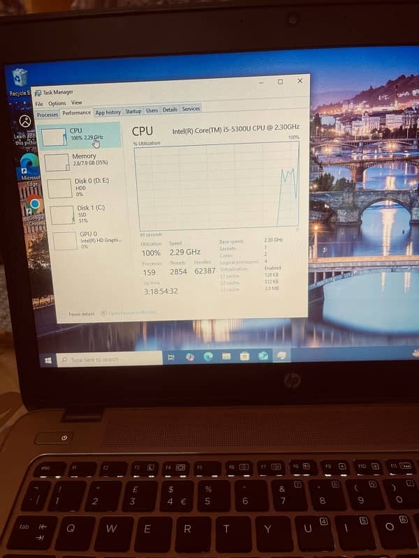 Hp Elitebook 840G2 Core i5 5300u 8Gb RAM 5