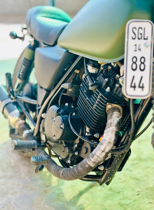 suzuki gs150 converted into cafe racer 13