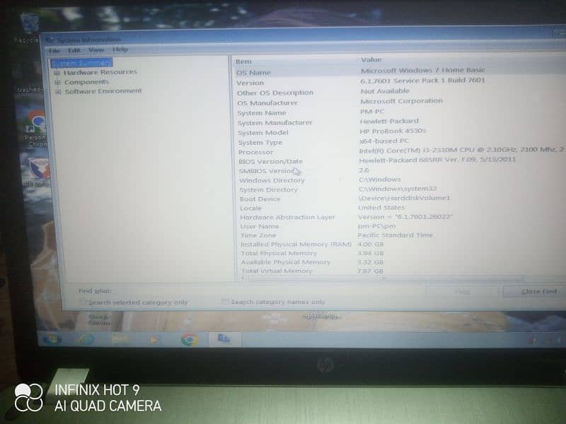 HP I3 2ND 4GB RAM 320 GB HARD DRIVE FOR SALE 4