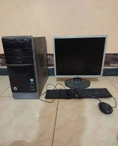 HP tower PC and full setup for sale