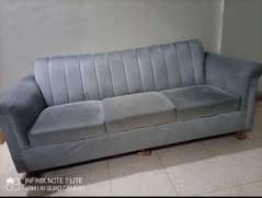 5 seater velvet sofa set