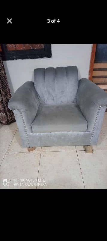 5 seater velvet sofa set 5