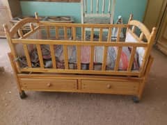 baby cot crib with storage