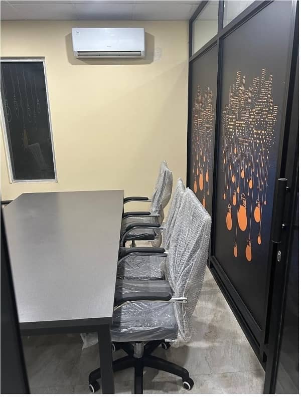 Area 1500 Sqft Sami Furnished Corporate Office Near kalma Chowk Gulberg Lahore For Rent 0