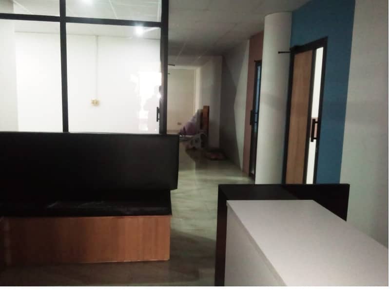 Area 1500 Sqft Sami Furnished Corporate Office Near kalma Chowk Gulberg Lahore For Rent 8