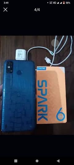 Tecno 4/64 Full box 03011-220559 Whatsapp or call