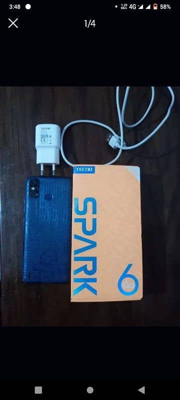 Tecno 4/64 Full box 03011-220559 Whatsapp or call 3