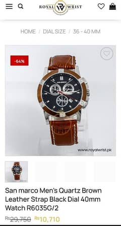 Royalwrist San Marco original watch.