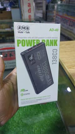 AMB Power bank 22.5w PD 13800mAh