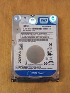 WD Laptop hard 320 gb