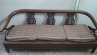 wooden sofa set