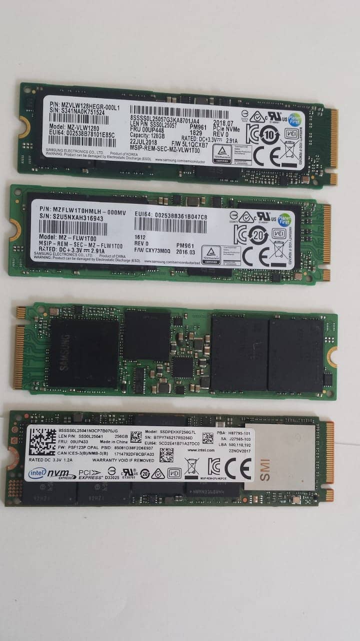 128gb 256gb 512gb 1tb nvme 0