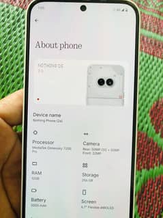 Nothing Phone 2a, 12GB, 256GB, White Color Non-PTA, (Rooted)