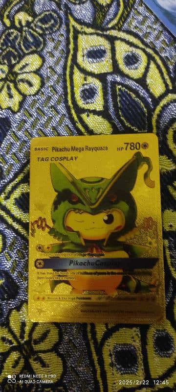 Pikachu Mega Rayquaza GOLD 1