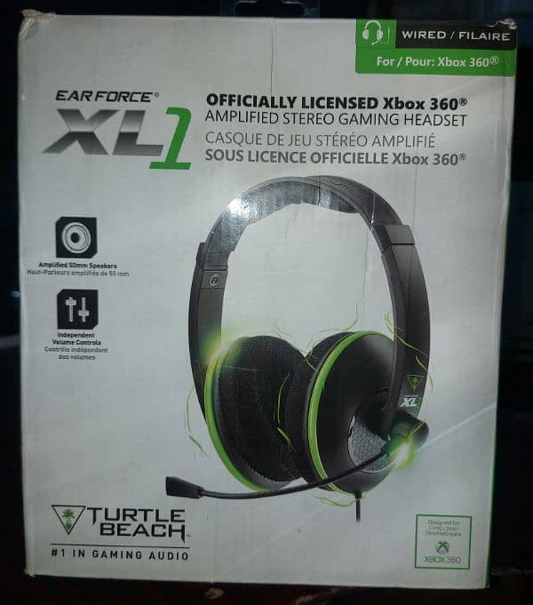 Ear Force XL 1 Gaming Headset Xbox 360 1