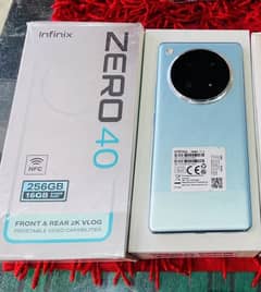 infinix zero 40 complete box in warranty sale /exchange