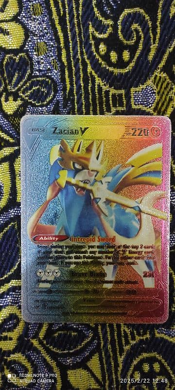 ZACIAN V RAINBOW 1