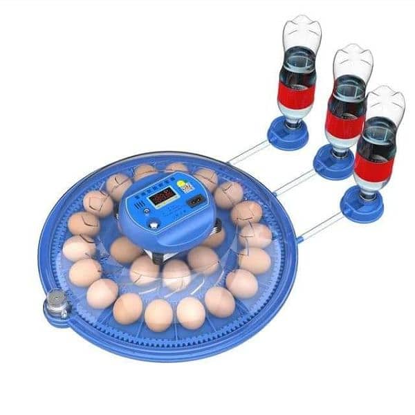Intelligent 52/26/8 eggs automatic and dual power incubators 5
