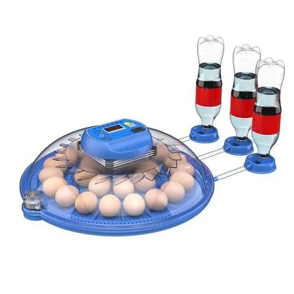 Intelligent 52/26/8 eggs automatic and dual power incubators 0