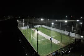 indoor cricket setup