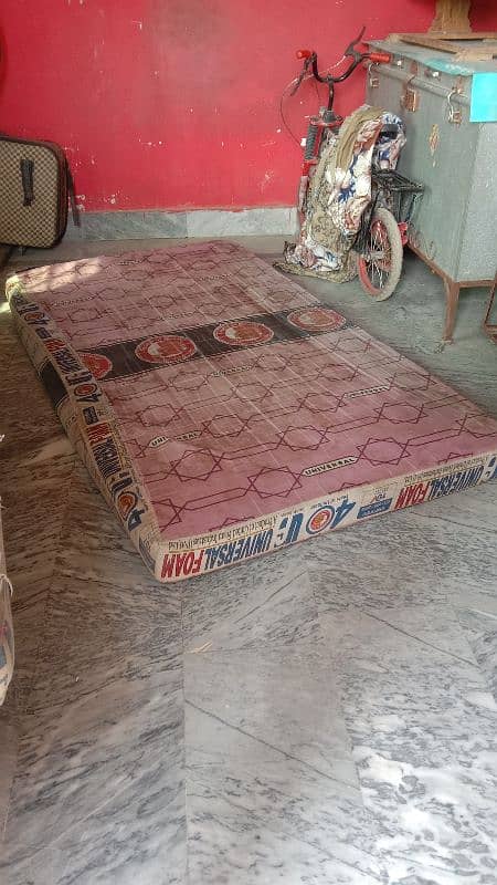 2 single bed mattress, universal compn 12