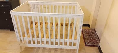 baby cot white