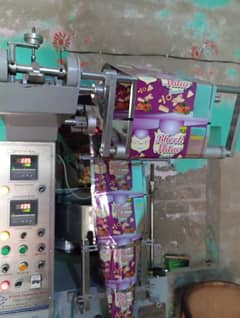 bunnies of chips packing machine and all raw materials