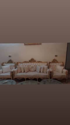 sheesham wood sofa set . . .