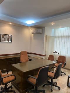 Semi furnished office available on rent