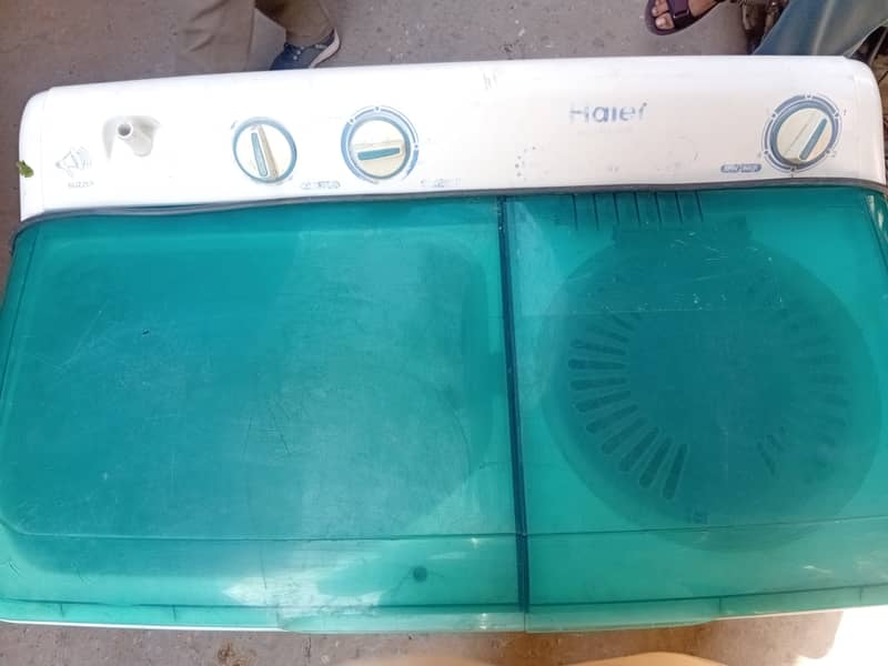 Haier double machine 10 /10 condition 6 months used 4