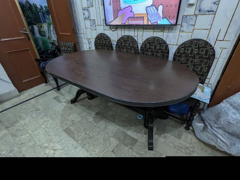 dinning table with 6 chairs 4