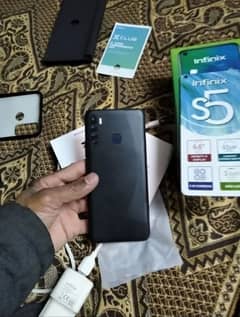 Infinix S5 6/128 Memory Diba Charger Sath Ha Original