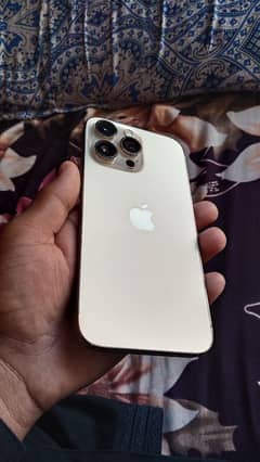 iPhone 14 Pro Max Jv With Box/Cable/ 10 by 10 Condition / Golden Color