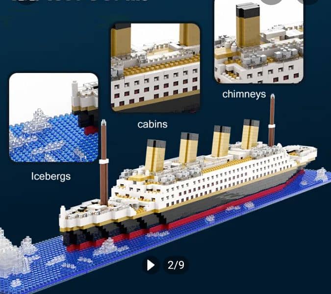 Titanic's ship lego 0