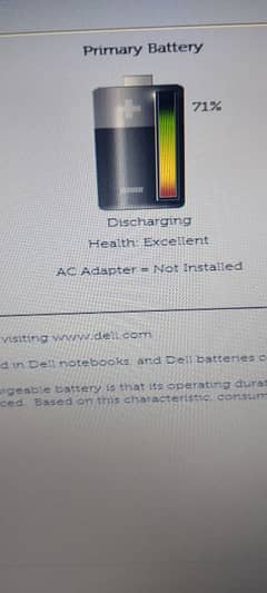 Dell Latitude e5270 8gbram 250ssd i5 6th gen 100% battery health