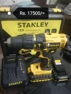 Drill Cordless Hammer 18v Stanley Original