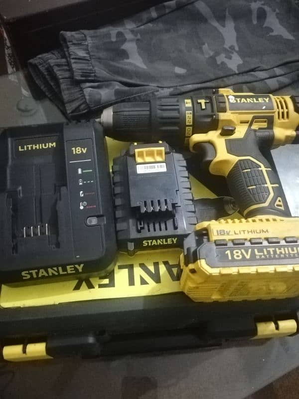 Drill Cordless Hammer 18v Stanley Original 2