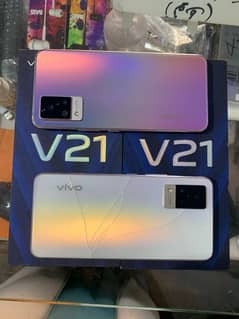 Vivo v21 8/128 condition 9/10 full box 2pices