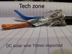 DC solar wire 4mm 6mm 10mm 100 % pure copper imported