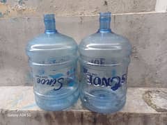 Water Dispenser Bottles Slightly Used