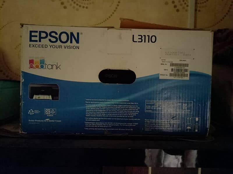 Epson L3110 slightly used 0