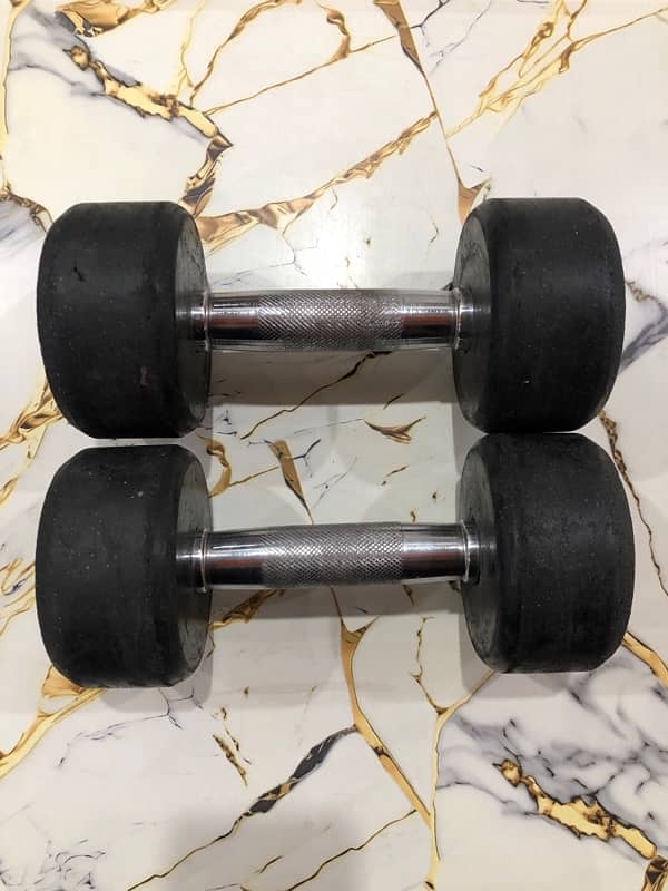 slightly used dumbbells for sale 1