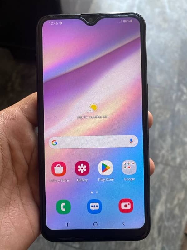 Samsung A10s with box and adapter 1