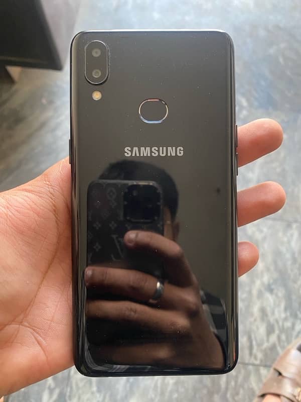 Samsung A10s with box and adapter 2