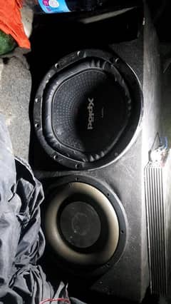 2 subwoofer 12',10'and 1 amplifier 2 channel