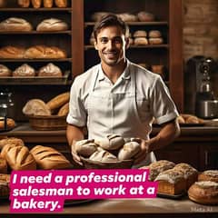 Bakery SalesMan Required Professional