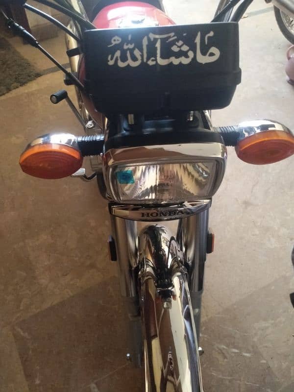 CG 125cc special edition 2024 model Karachi registered 7